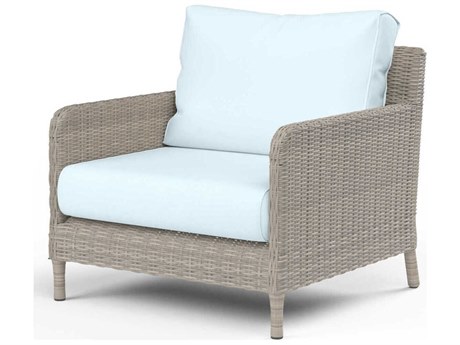 Sunset West Manhattan Gray Resin Cushion Lounge Chair