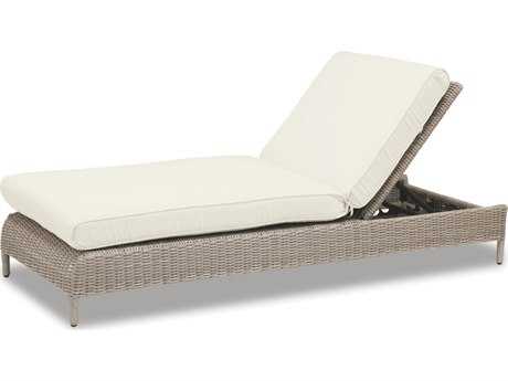 Sunset West Manhattan Wicker Cushion Chaise Lounge