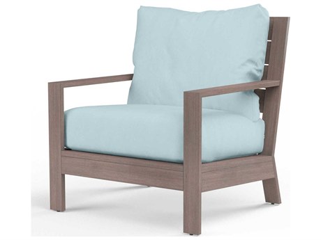 Sunset West Laguna Driftwood Aluminum Cushion Lounge Chair