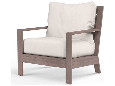 Sunset West Laguna Driftwood Aluminum Cushion Lounge Chair