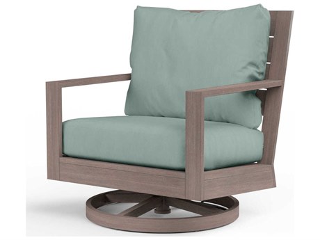 Sunset West Laguna Driftwood Aluminum Cushion Lounge Chair