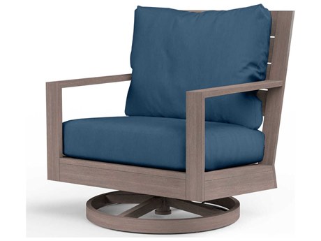 Sunset West Laguna Driftwood Aluminum Cushion Lounge Chair