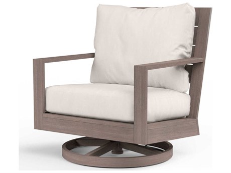 Sunset West Laguna Driftwood Aluminum Cushion Lounge Chair