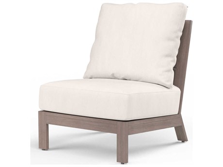 Sunset West Laguna Driftwood Aluminum Cushion Lounge Chair
