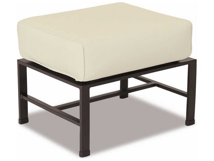 Sunset West Quick Ship La Jolla Rich Chocolate Aluminum Cushion Ottoman