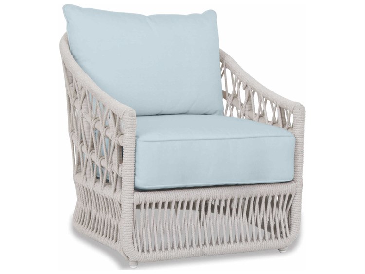 Sunset West Dana Natural Rope Cushion Lounge Chair