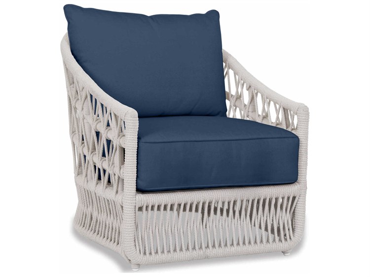 Sunset West Dana Natural Rope Cushion Lounge Chair