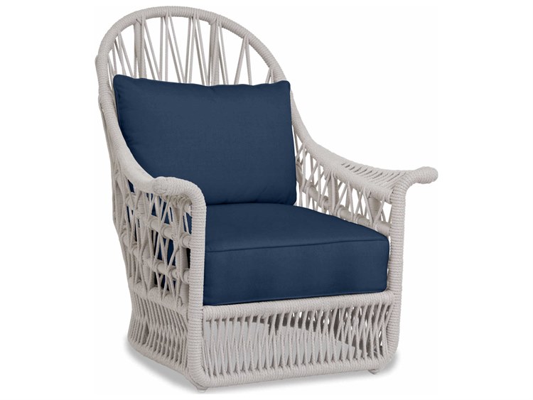 Sunset West Dana Natural Rope Cushion Lounge Chair