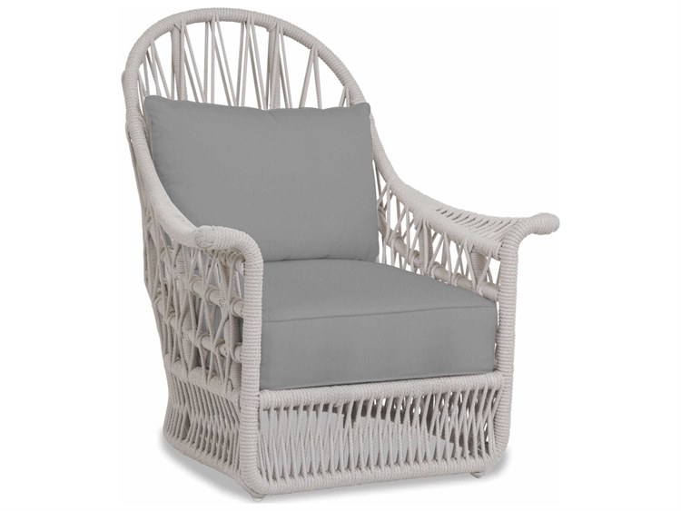 Sunset West Dana Natural Rope Cushion Lounge Chair