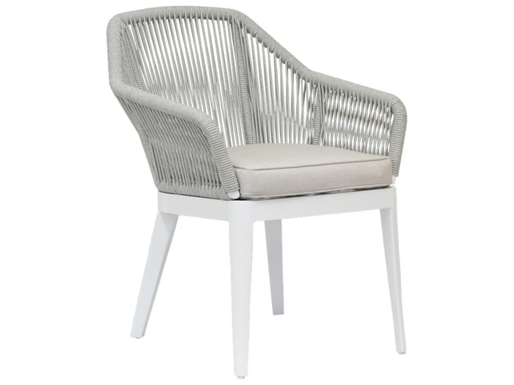 Sunset West Miami Rope Cushion Dining Chair in Echo Ash