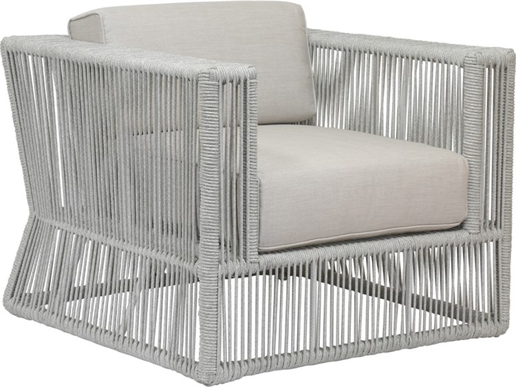 Sunset West Miami Rope Cushion Lounge Chair in Echo Ash