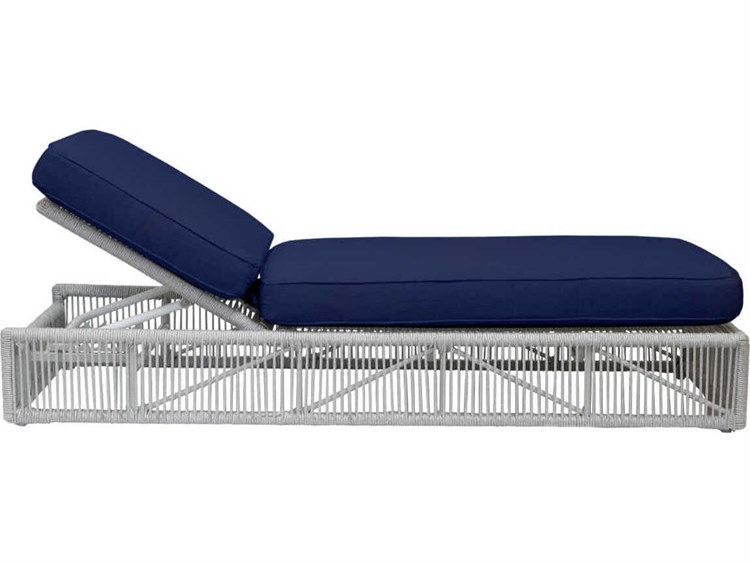 Sunset West Miami Rope Cushion Chaise Lounge Frost 2
