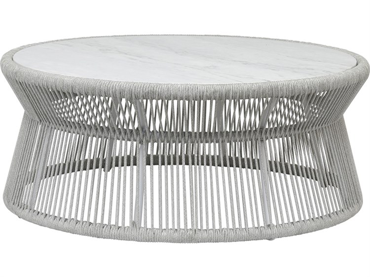 Sunset West Miami Rope 44'' Wide Round Coffee Table