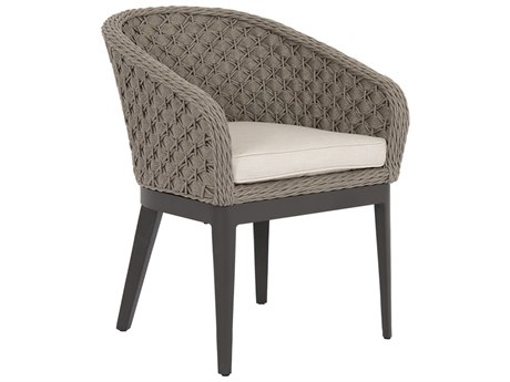 Sunset West Marbella Wicker Dining Arm Chair in Echo Ash
