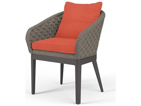 Sunset West Marbella Wicker Dining Arm Chair