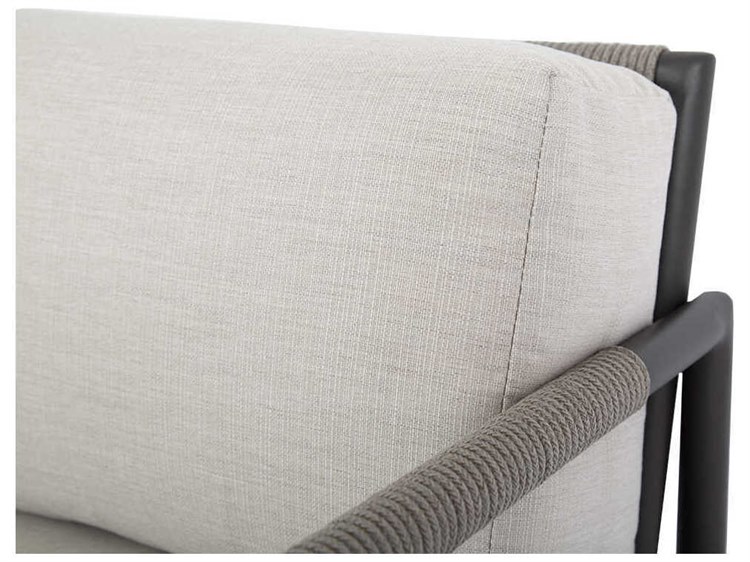 Sunset West Pietra Graphite Aluminum Cushion Lounge Chair 2