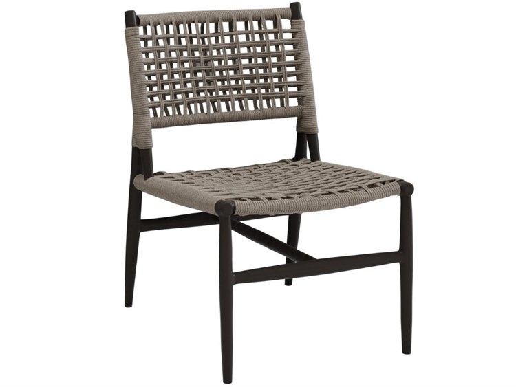 Sunset West Grigio Rope Aluminum Graphite Dining Chair