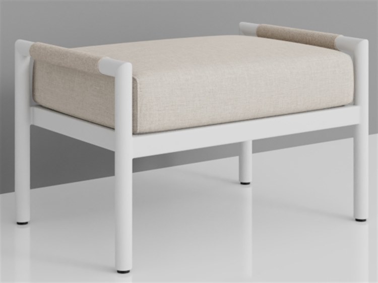 Sunset West Sabbia Custom Aluminum Outdoor Ottoman