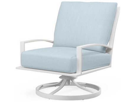 Sunset West Bristol White Aluminum Cushion Lounge Chair
