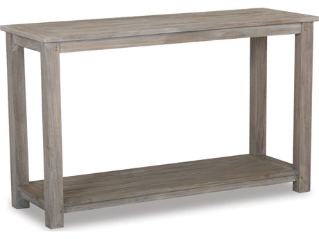 Outdoor Patio Console Tables For Patioliving Sunset West Quick Ship Manhattan Teak 50 X 18 Rectangular Sofa Table