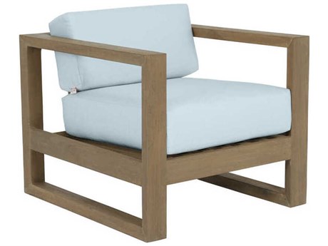 Sunset West Coastal Te Teak Wood Cushion Lounge Chair