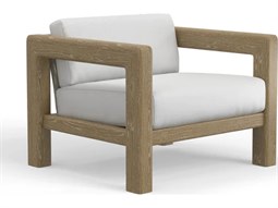 Sunset West Sedona Wicker Teak Natural Lounge Chair