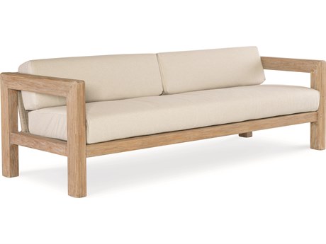 Sunset West Sedona Light Wood Cushion Sofa