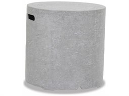 Sunset West Gravelstone Concrete 20'' Wide Round End Table