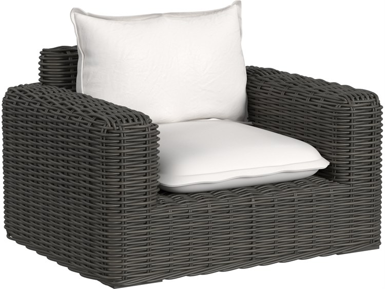 Sunset West Cabo Oversized Club Chair in Soothe Pearl with Flange Welt