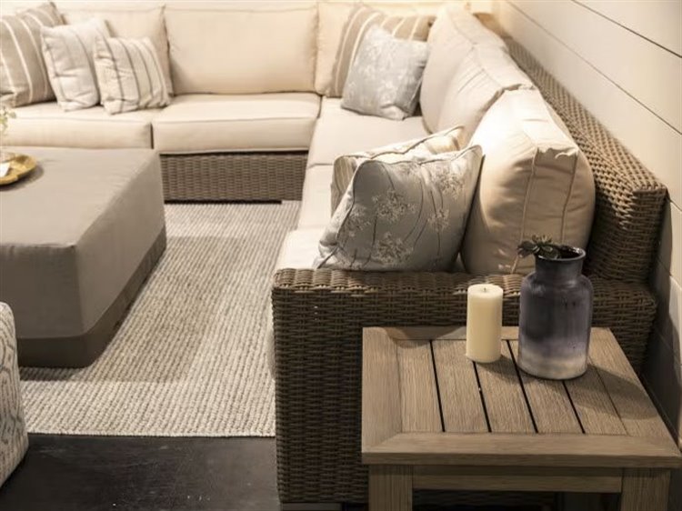Sunset West Coronado - Custom Wicker Cushion Outdoor Patio Lounge Set