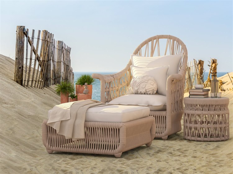Sunset West Dana Wicker Outdoor Lounge Set