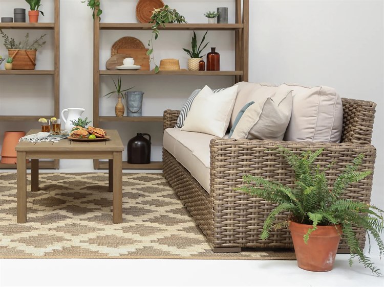 Sunset West Havana- As Pictured Wicker Cushion Patio Lounge Set