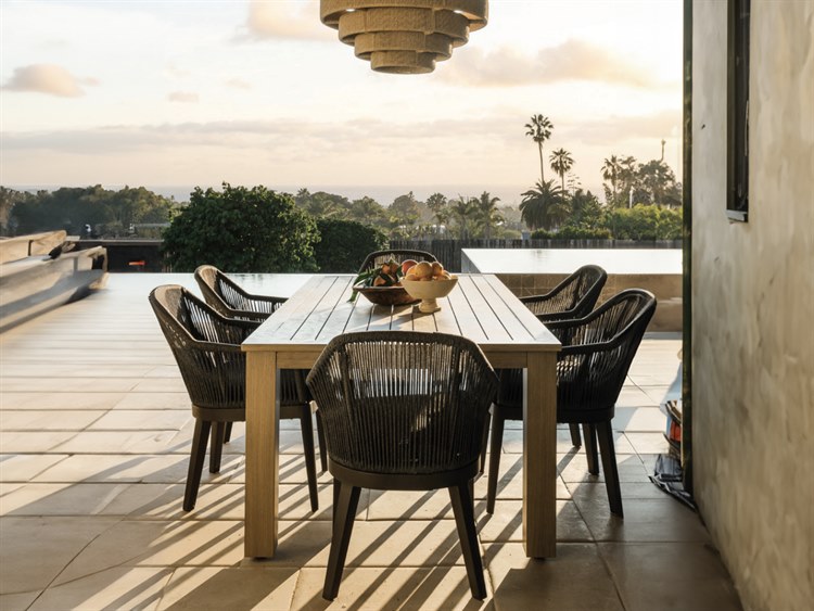 Sunset West Milano - Custom Rope Outdoor Dining Set