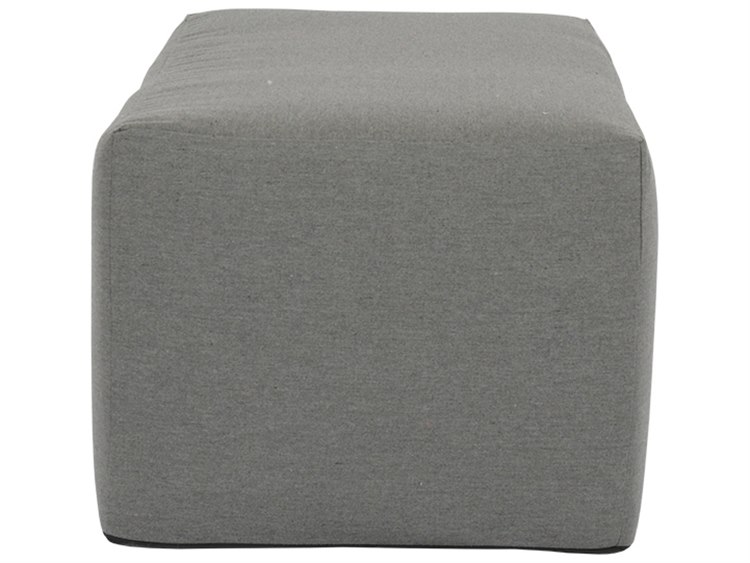 Sunset West Pouf Rectangular Coffee Table Outdoor Ottoman Heritage Granite 2