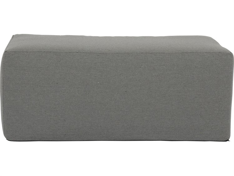 Sunset West Pouf Rectangular Coffee Table Outdoor Ottoman Heritage Granite 3