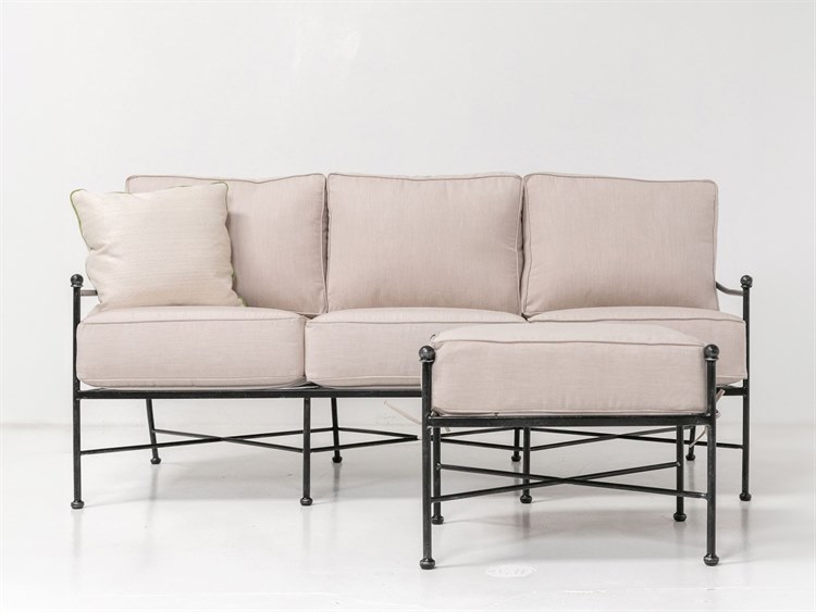 Sunset West Provence- As Pictured Wrought Iron Cushion Outdoor Lounge Set