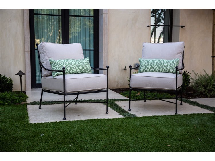 Sunset West Provence Wrought Iron Outdoor Lounge Set