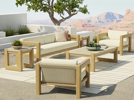 Sunset West Sedona- As Pictured Wicker Cushion Lounge Set