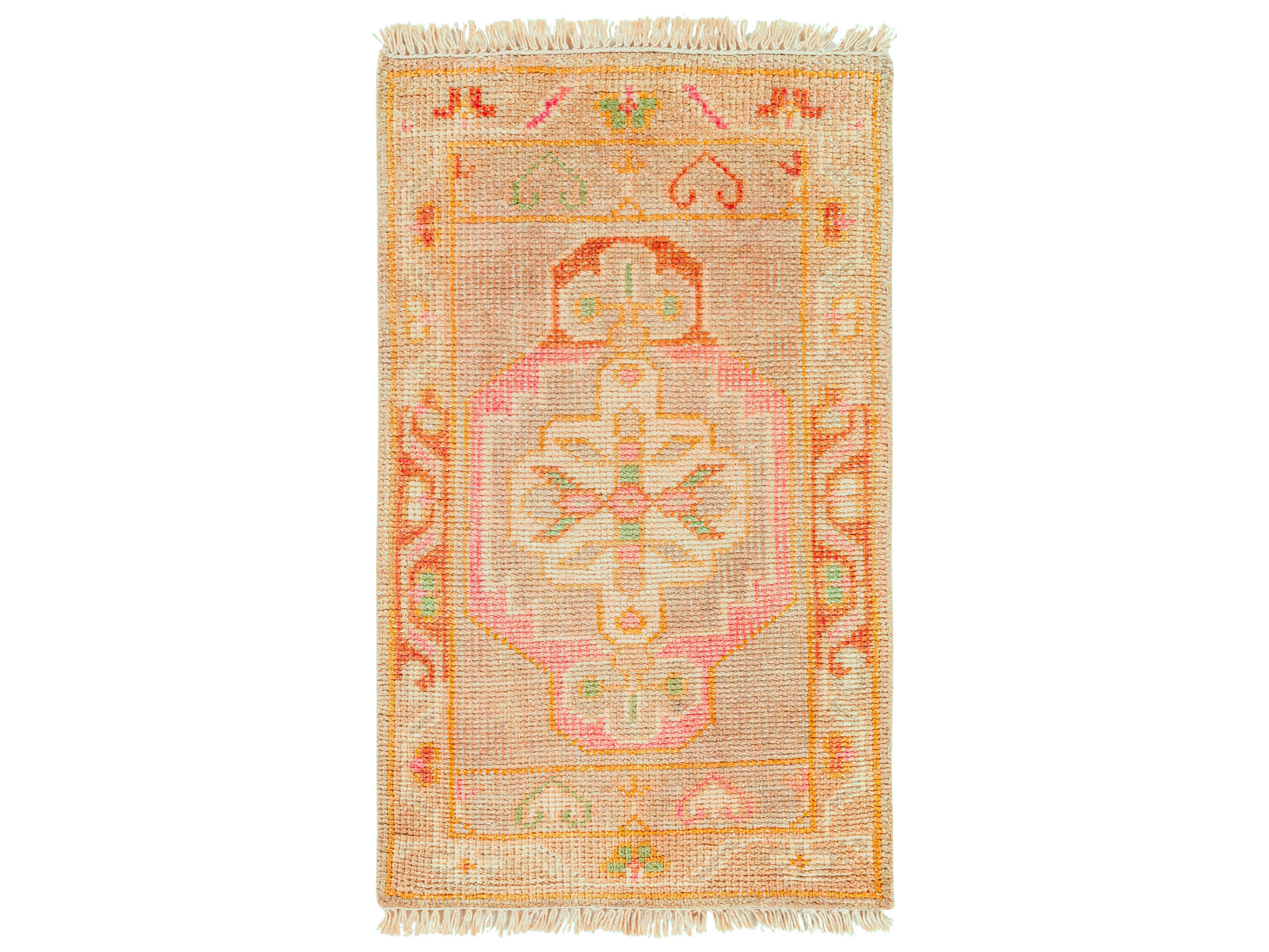 Surya Anadolu Dusty Pink / Rose / Beige Rectangular Area Rug | SYAAU2302REC