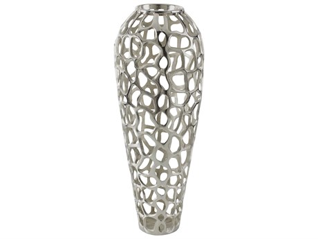 Surya Angad Metallic Silver Vase