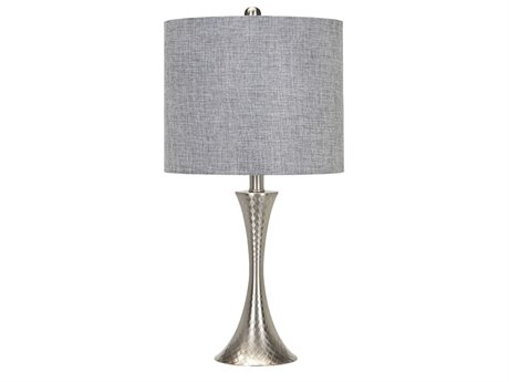 Surya Aegina Nickel Table Lamp