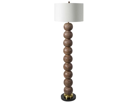 Surya Algarve Brown Floor Lamp