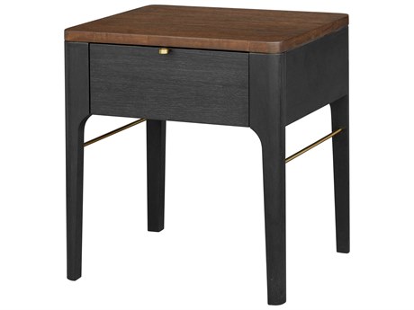 Surya Anello Rectangular Wood End Table