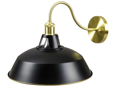 Surya Ammi 1-Light Brass Wall Sconce