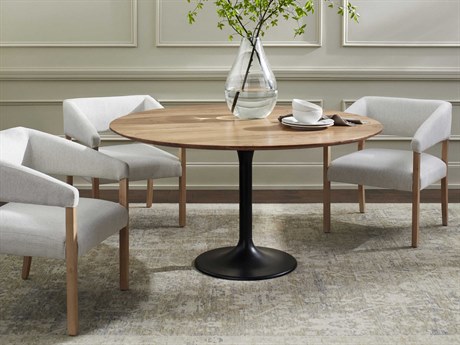 Surya Anatalia Acacia Wood Dining Room Set