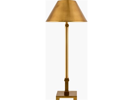 Surya Andenes Gold Metal Buffet Lamp Set of 2