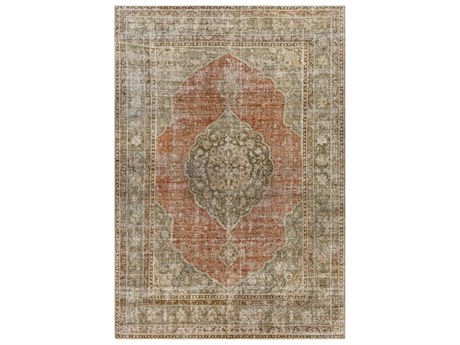 Surya Antique One Of A Kind Bordered Area Rug