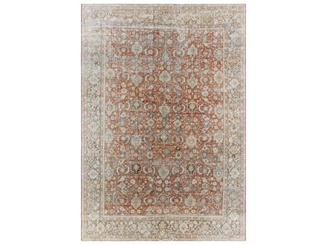 Surya Antique One Of A Kind Bordered Area Rug