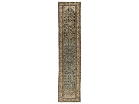 Surya Antique One Of A Kind Floral Runner Area Rug