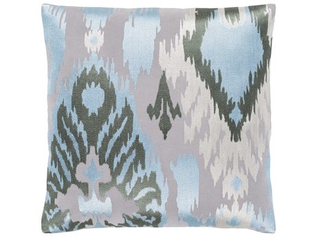 Surya Ara Ice Blue Pillow